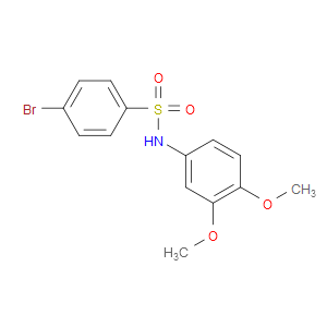 4-BROMO-N-(3,4-DIMETHOXYPHENYL)BENZENESULFONAMIDE