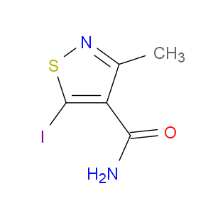 5-IODO-3-METHYLISOTHIAZOLE-4-CARBOXAMIDE