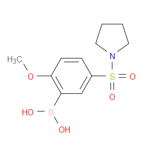 (2-METHOXY-5-(PYRROLIDIN-1-YLSULFONYL)PHENYL)BORONIC ACID - Click Image to Close