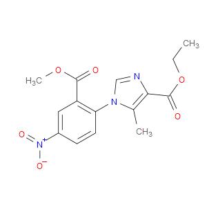 ETHYL 1-(2-(METHOXYCARBONYL)-4-NITROPHENYL)-5-METHYL-1H-IMIDAZOLE-4-CARBOXYLATE - Click Image to Close