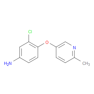3-CHLORO-4-((6-METHYLPYRIDIN-3-YL)OXY)ANILINE