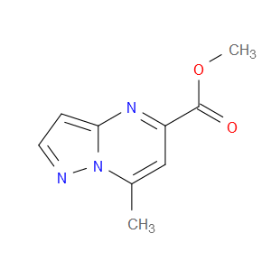 METHYL 7-METHYLPYRAZOLO[1,5-A]PYRIMIDINE-5-CARBOXYLATE
