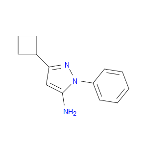 3-CYCLOBUTYL-1-PHENYL-1H-PYRAZOL-5-AMINE