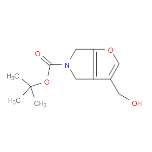 TERT-BUTYL 3-(HYDROXYMETHYL)-4H-FURO[2,3-C]PYRROLE-5(6H)-CARBOXYLATE - Click Image to Close