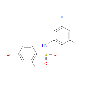 4-BROMO-N-(3,5-DIFLUOROPHENYL)-2-FLUOROBENZENESULFONAMIDE