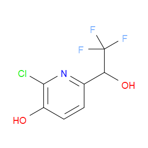 2-CHLORO-6-(2,2,2-TRIFLUORO-1-HYDROXYETHYL)PYRIDIN-3-OL