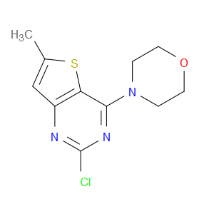 4-(2-CHLORO-6-METHYLTHIENO[3,2-D]PYRIMIDIN-4-YL)MORPHOLINE