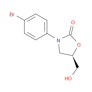 (5R)-3-(4-BROMOPHENYL)-5-(HYDROXYMETHYL)-1,3-OXAZOLIDIN-2-ONE - Click Image to Close