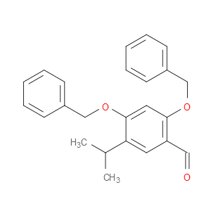 2,4-BIS(BENZYLOXY)-5-ISOPROPYLBENZALDEHYDE - Click Image to Close