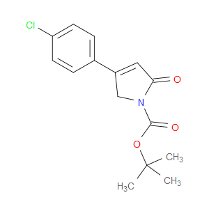 TERT-BUTYL 4-(4-CHLOROPHENYL)-2-OXO-2,5-DIHYDRO-1H-PYRROLE-1-CARBOXYLATE - Click Image to Close