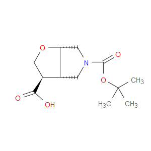 RACEMIC-(3R,3AS,6AS)-5-(TERT-BUTOXYCARBONYL)HEXAHYDRO-2H-FURO[2,3-C]PYRROLE-3-CARBOXYLIC ACID