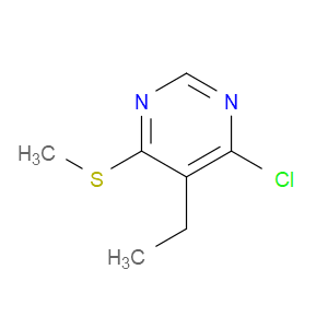 4-CHLORO-5-ETHYL-6-(METHYLSULFANYL)-PYRIMIDINE