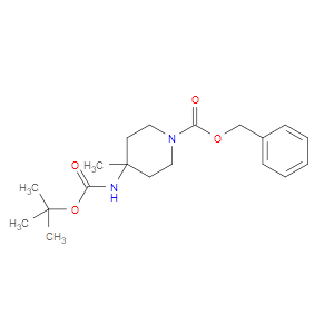 BENZYL 4-((TERT-BUTOXYCARBONYL)AMINO)-4-METHYLPIPERIDINE-1-CARBOXYLATE