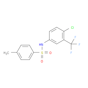 N-(4-CHLORO-3-(TRIFLUOROMETHYL)PHENYL)-4-METHYLBENZENESULFONAMIDE - Click Image to Close