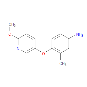 4-((6-METHOXYPYRIDIN-3-YL)OXY)-3-METHYLANILINE - Click Image to Close