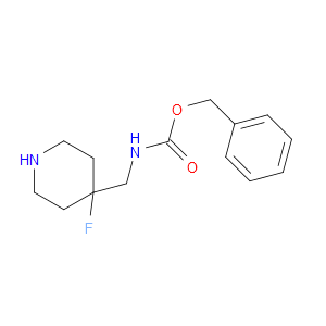 BENZYL (4-FLUOROPIPERIDIN-4-YL)METHYLCARBAMATE