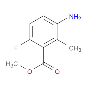 METHYL 3-AMINO-6-FLUORO-2-METHYLBENZOATE