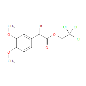2,2,2-TRICHLOROETHYL 2-BROMO-2-(3,4-DIMETHOXYPHENYL)ACETATE - Click Image to Close