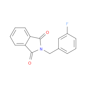1H-ISOINDOLE-1,3(2H)-DIONE,2-[(3-FLUOROPHENYL)METHYL]-