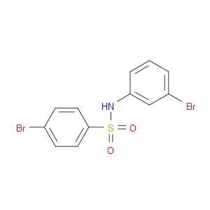 4-BROMO-N-(3-BROMOPHENYL)BENZENESULFONAMIDE - Click Image to Close