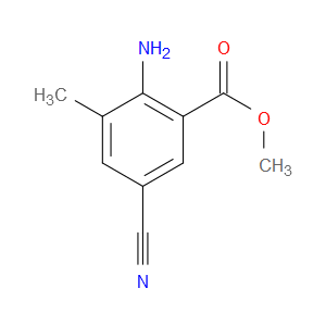METHYL 2-AMINO-5-CYANO-3-METHYLBENZOATE