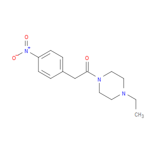 1-(4-ETHYLPIPERAZIN-1-YL)-2-(4-NITROPHENYL)ETHANONE