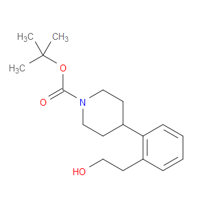 TERT-BUTYL 4-(2-(2-HYDROXYETHYL)PHENYL)PIPERIDINE-1-CARBOXYLATE - Click Image to Close