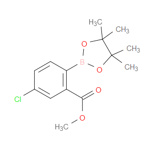 METHYL 5-CHLORO-2-(4,4,5,5-TETRAMETHYL-1,3,2-DIOXABOROLAN-2-YL)BENZOATE - Click Image to Close