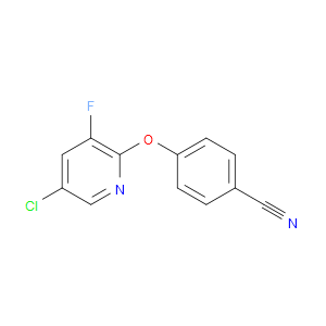4-((5-CHLORO-3-FLUOROPYRIDIN-2-YL)OXY)BENZONITRILE - Click Image to Close