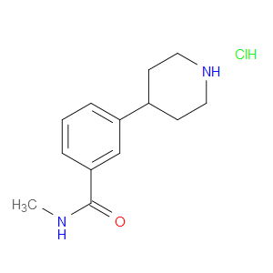 N-METHYL-3-(PIPERIDIN-4-YL)BENZAMIDE HYDROCHLORIDE - Click Image to Close