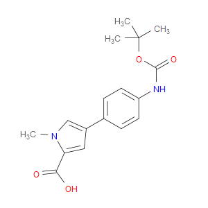 4-(4-(TERT-BUTOXYCARBONYLAMINO)PHENYL)-1-METHYL-1H-PYRROLE-2-CARBOXYLIC ACID