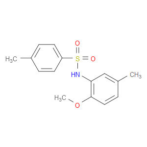 N-(2-METHOXY-5-METHYLPHENYL)-4-METHYLBENZENESULFONAMIDE - Click Image to Close