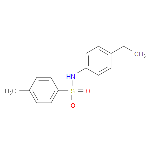 N-(4-ETHYLPHENYL)-4-METHYLBENZENESULFONAMIDE