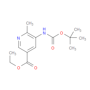 ETHYL 5-([(TERT-BUTOXY)CARBONYL]AMINO)-6-METHYLPYRIDINE-3-CARBOXYLATE - Click Image to Close