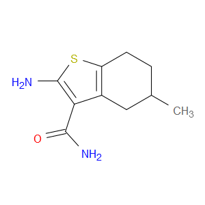 2-AMINO-5-METHYL-4,5,6,7-TETRAHYDROBENZO[B]THIOPHENE-3-CARBOXAMIDE