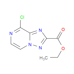 ETHYL 8-CHLORO-[1,2,4]TRIAZOLO[1,5-A]PYRAZINE-2-CARBOXYLATE - Click Image to Close