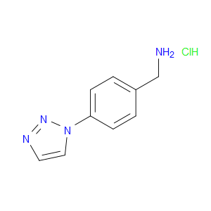 (4-(1H-1,2,3-TRIAZOL-1-YL)PHENYL)METHANAMINE HYDROCHLORIDE - Click Image to Close