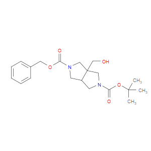 RACEMIC-2-BENZYL 5-TERT-BUTYL 3A-(HYDROXYMETHYL)TETRAHYDROPYRROLO[3,4-C]PYRROLE-2,5(1H,3H)-DICARBOXYLATE - Click Image to Close