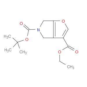 5-TERT-BUTYL 3-ETHYL 4H-FURO[2,3-C]PYRROLE-3,5(6H)-DICARBOXYLATE - Click Image to Close