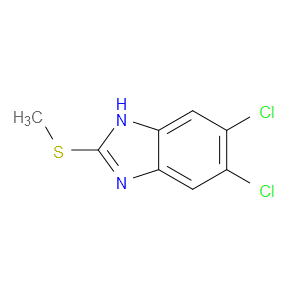 5,6-DICHLORO-2-(METHYLTHIO)-1H-BENZO[D]IMIDAZOLE