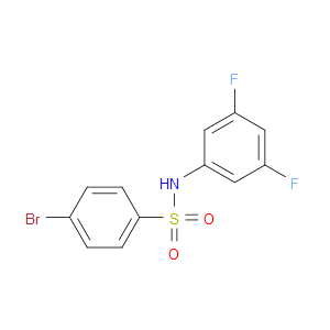 4-BROMO-N-(3,5-DIFLUOROPHENYL)BENZENESULFONAMIDE - Click Image to Close