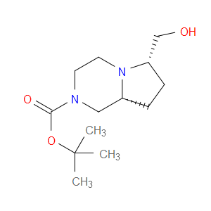 RACEMIC-(6S,8AR)-TERT-BUTYL 6-(HYDROXYMETHYL)HEXAHYDROPYRROLO[1,2-A]PYRAZINE-2(1H)-CARBOXYLATE - Click Image to Close