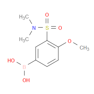 (3-(N,N-DIMETHYLSULFAMOYL)-4-METHOXYPHENYL)BORONIC ACID - Click Image to Close