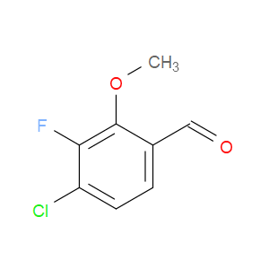 4-CHLORO-3-FLUORO-2-METHOXYBENZALDEHYDE