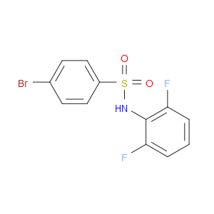 4-BROMO-N-(2,6-DIFLUOROPHENYL)BENZENESULFONAMIDE
