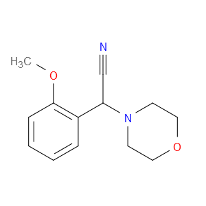 2-(2-METHOXYPHENYL)-2-(MORPHOLIN-4-YL)ACETONITRILE - Click Image to Close