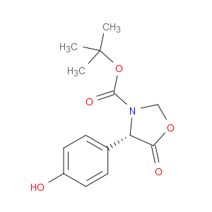 (S)-4-(4-HYDROXY-PHENYL)-5-OXO-OXAZOLIDINE-3-CARBOXYLIC ACID TERT-BUTYL ESTER