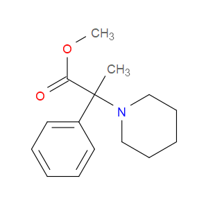 METHYL 2-PHENYL-2-(PIPERIDIN-1-YL)PROPANOATE