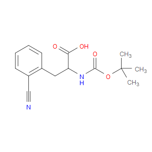 2-((TERT-BUTOXYCARBONYL)AMINO)-3-(2-CYANOPHENYL)PROPANOIC ACID - Click Image to Close