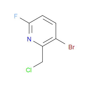 3-BROMO-2-(CHLOROMETHYL)-6-FLUOROPYRIDINE